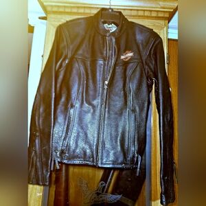 Genuine Harley-Davidson Midnight Black Leather Jacket